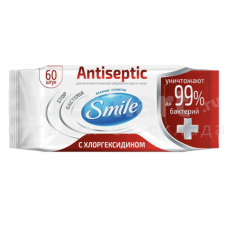 Влажная салфетка Ultra Fresh Premium Antisepticl 60 шт с хлоргексидином